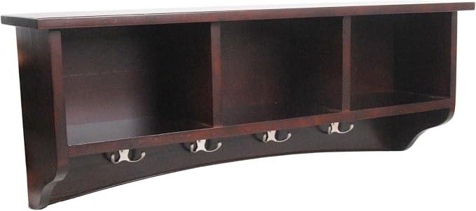 Shaker Cottage Wall-Mounted Coat Rack - Image 8