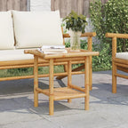 Natural Bamboo Fiber Coffee Table Square Modern Eco-Friendly Furniture by Unknown