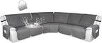 HDCAXKJ 100% Waterproof Reclining Sectional Couch Covers L Shape Recliner Sofa by HDCAXKJ