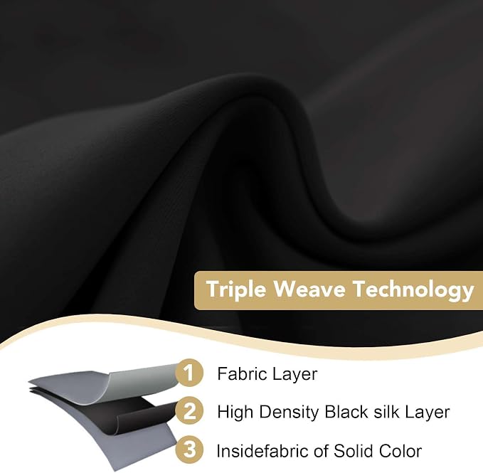 H.VERSAILTEX Blackout Curtains for Bedroom Thermal Insulated Living Room - Image 4