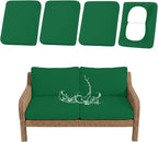 Waterproof Outdoor Cushion Covers, Stretch Patio Slipcovers | UV Resistant by hyha