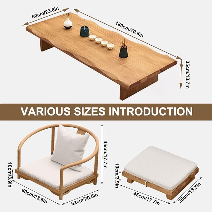 Wooden Japanese Floor Table - Image 2