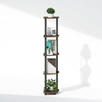 Furinno Turn-N-Tube Storage Shelves, 5-Tier Book Shelf, Corner Shelf, Toolless - Image 7