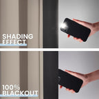 SimpleHome Natural 100% Blackout Curtains Room Darkening Living Room 63L | - Image 4