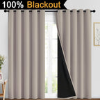 Yakamok Natural Blackout Curtains 84 Inches Long - Image 2