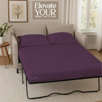 Sleeper Sofa Bed Sheet, 100% Cotton 400 Thread Count, 4 Piece Set, Deep Pocket - Image 4