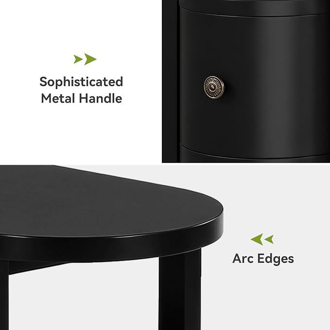 LITTLE TREE Solid Wood End Table Set 2 - Image 6