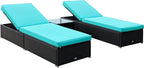 Outsunny Chaise Lounge Chair Set of 2 by Outsunny
