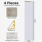BAYKA Wall Shelves for Bedroom Decor, Floating Wall Shelf for Living Room - Image 2