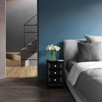 Bonnlo Upgraded Black Nightstand - Image 4