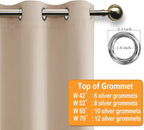 Blackout Curtains for Bedroom, 2 Drape Panels, 42 x 54 Inch | Thermal Insulated - Image 6