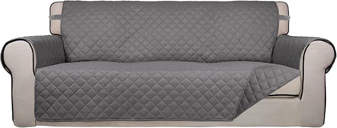 PureFit Reversible Quilted Sofa Cover Dog Couch Covers by PureFit