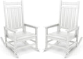 SERWALL Outdoor Rocking Chair, HDPE Rocking Chair by SERWALL