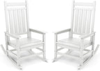 SERWALL Outdoor Rocking Chair, HDPE Rocking Chair by SERWALL