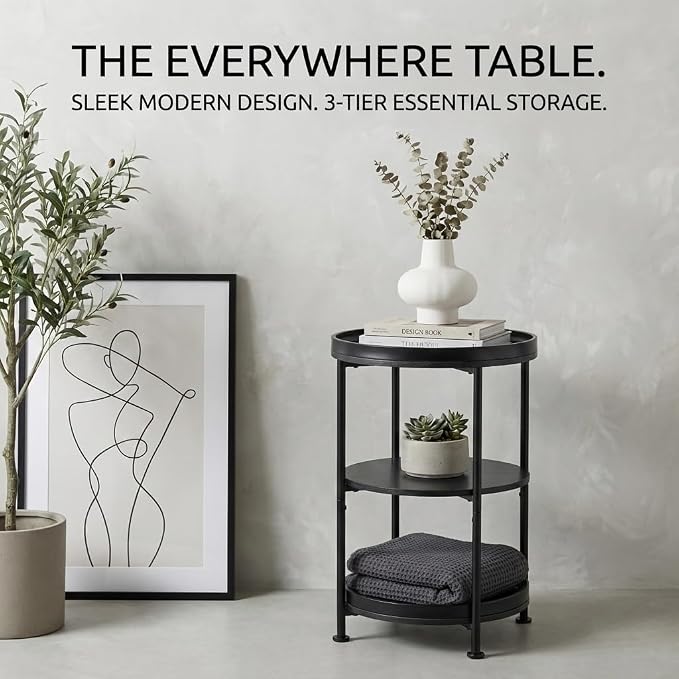 Dulcii Side Table, Round End Table - Image 3