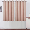 Blush Thermal Blackout Curtains/52 x 54 Inch/Set of 2 Panels Room Darkening by Lemomo