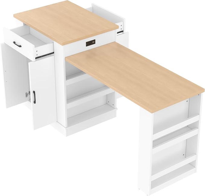 Modern Extendable Dining Table - Image 7