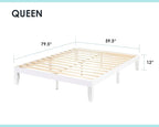 Mellow Naturalista Classic 12 Inch Solid Wood Platform Bed - Image 2