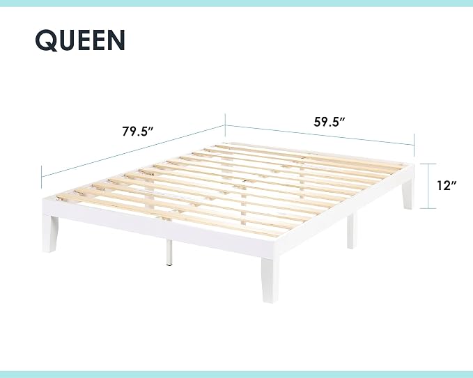 Mellow Naturalista Classic 12 Inch Solid Wood Platform Bed - Image 2