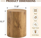Round Side Table, End Table Living Room Table, Sofa Couch Bedside Table - Image 2