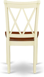 East West Furniture CLC-BMK-W Clarksville Dining Room Chairs - Image 8