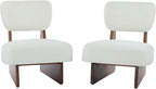 Christopher Knight Home Mores Low Profile Accent Chair Set of 2, Modern Living - Image 4