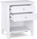 SIMPLIHOME Warm Shaker Bedside Table - Image 4