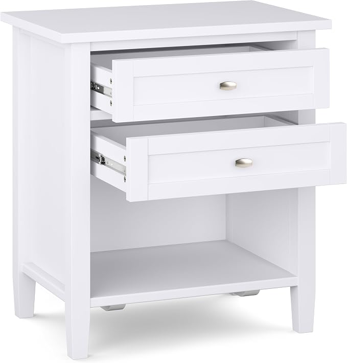 SIMPLIHOME Warm Shaker Bedside Table - Image 4