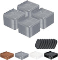 shouwuhho Furniture Risers, 4 Pack Bed Risers by EnjoyLifeEnjoyHappiness
