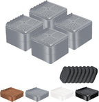 shouwuhho Furniture Risers, 4 Pack Bed Risers by EnjoyLifeEnjoyHappiness