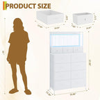 Jojoka Smart Dresser for Bedroom - Image 3