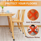 24 Pcs Chair Leg Floor Protectors - Image 4