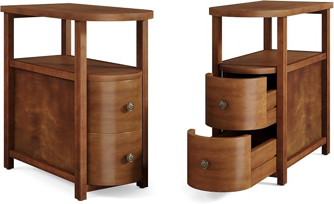 LITTLE TREE Solid Wood End Table Set 2 - Image 9