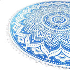 Mandala Floor Pillow Cover Meditation Cushion Seating Throw Hippie Round - Image 7