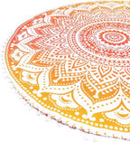 Mandala Floor Pillow Cover Meditation Cushion Seating Throw Hippie Round - Image 7