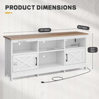 YITAHOME TV Stand for 65 Inch TVs, Entertainment Center - Image 2