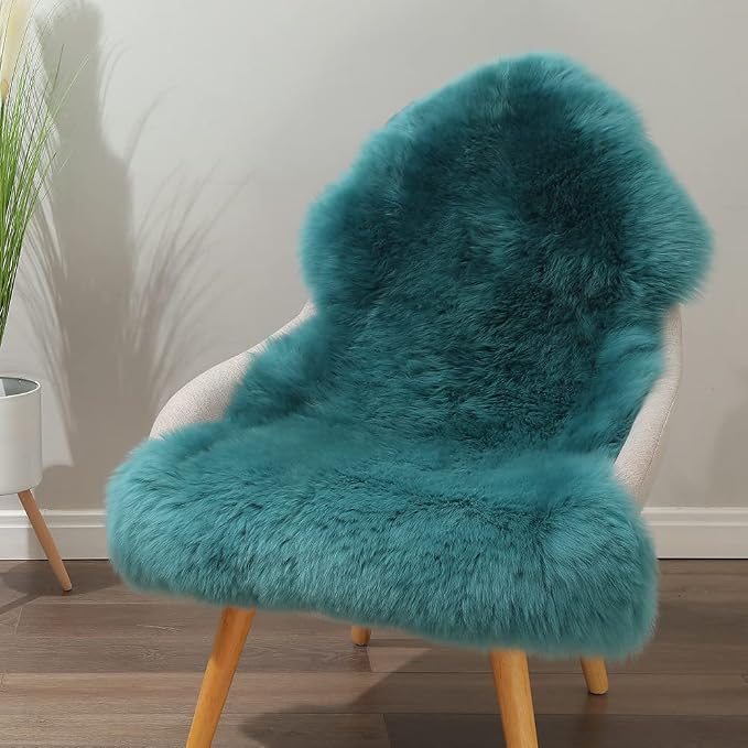 LLB Genuine Sheepskin Area Rug Wool Rug Fur Carpet Fluffy Shaggy Fur Rug by LLB