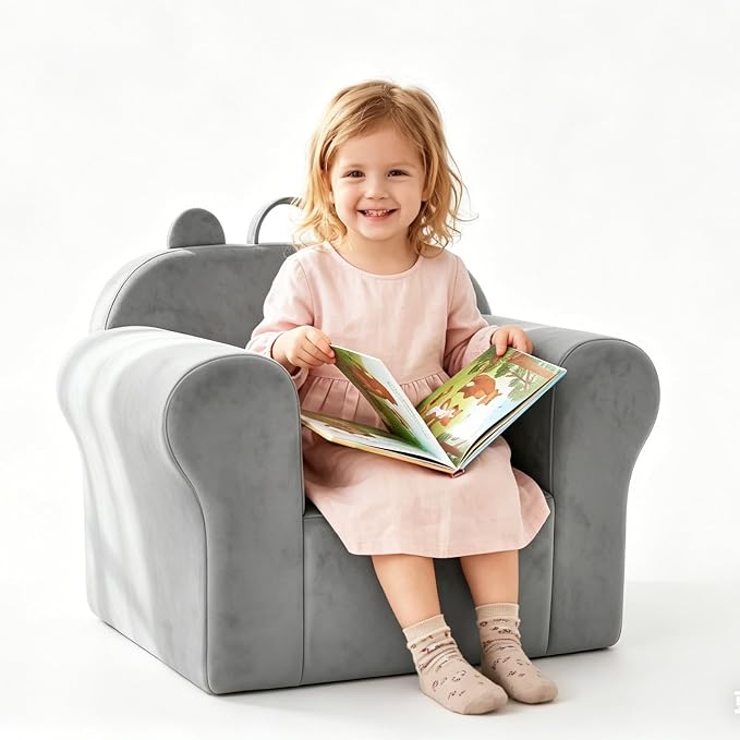 Kids Sofa Chair with Removable Washable Cover Kids Couch Toddler Chair Toddler by laapee