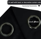H.VERSAILTEX Blackout Patio Curtains 100 x 90 Inches - Image 3