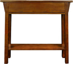 Leick Home Mission Console Table, Solid Wood, 1 Storage Drawer, Bottom Display - Image 6