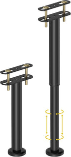Wlrrcwdttc 2 Pcs Adjustable Height Bed Support Legs 10-17 inch, Bed Frame by Wlrrcwdttc