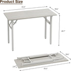TEMI Small Computer Desk Folding Table - Image 3