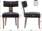 VESCASA Upholstered Farmhouse Dining Chairs - Image 7