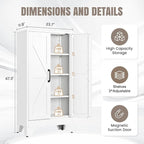 Yizosh Metal Storage Cabinet - Image 2