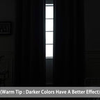 Yakamok 2 Panels Thermal Insulated Grommet Light Blocking Blackout Curtains - Image 4