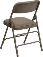 Flash Furniture 4 Pack HERCULES Series Curved Triple Braced & Double Hinged - Image 6