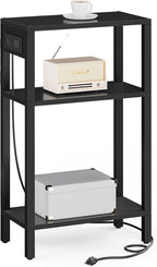 TUTOTAK Narrow Side Table with Charging Station, Small End Table with USB Ports by ChoosetutotakFurnitureBuildYourCozyHome