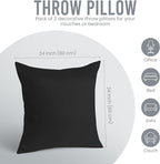 Utopia Bedding 24x24 Pillow Inserts, Sofa & Couch – Soft, Supportive & Fluffy - Image 5