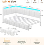 DICTAC Corner Twin XL Bed Frame - Image 2