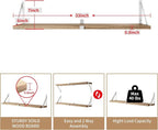 Austin yan Floating Bookshelf ，33inch, Wall Mounted Shelves - Image 3